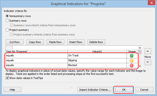 Tracking Performance in Excel